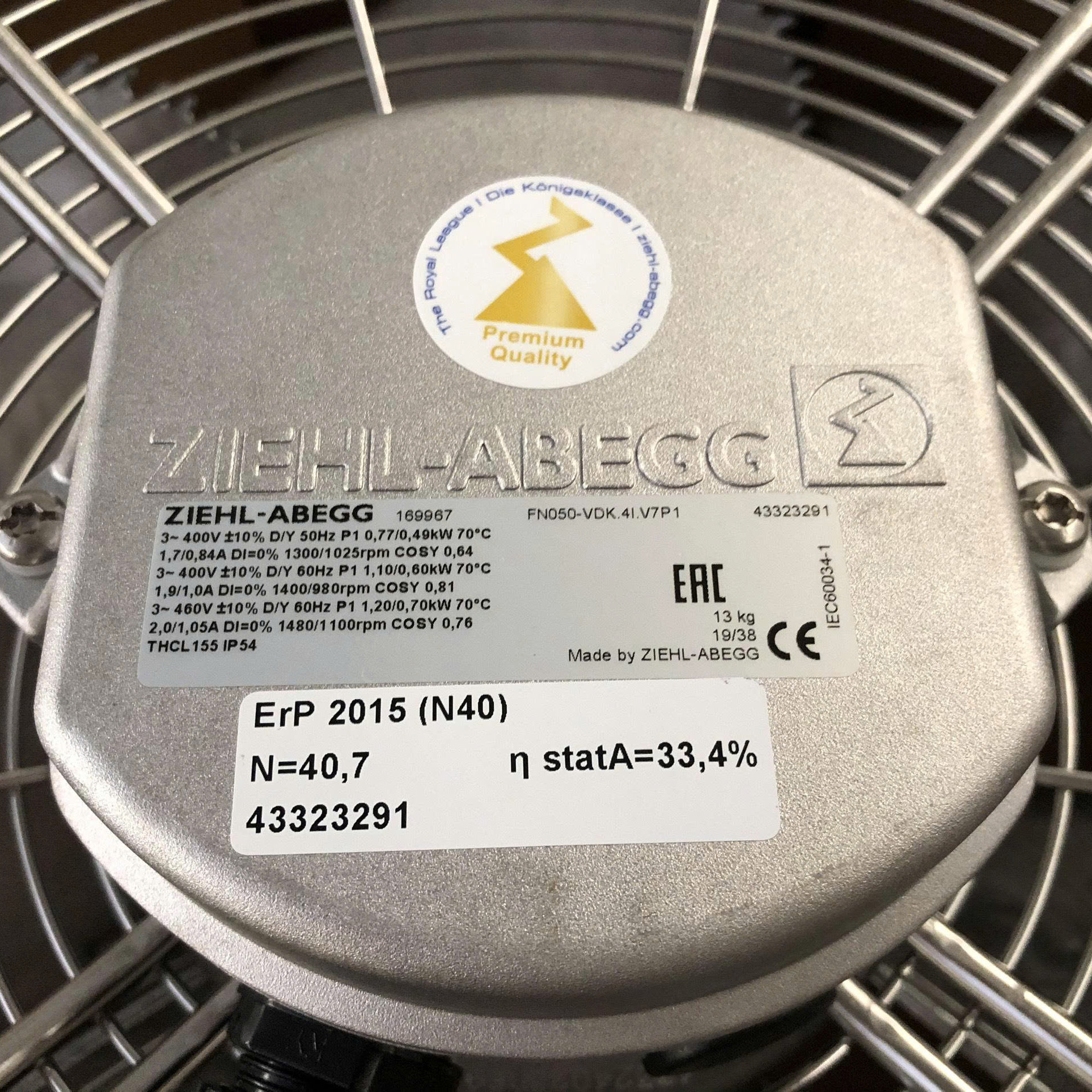 Quạt Hướng Trục Ziehl - Abegg FN050-VDK.4I.V7P1 - Hình ảnh 4